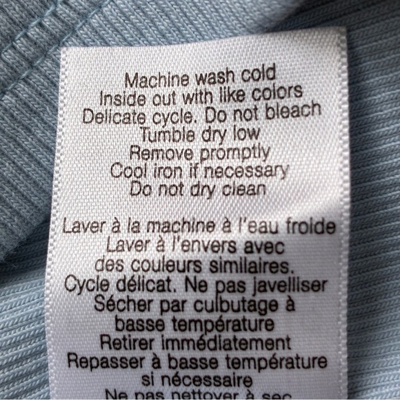 Veronica Beard Coralee Puff Sleeve Top Lake Blue Medium - Picture 8 of 10